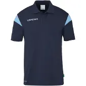 Uhlsport Squad 27 Poloshirt Herren - Marine / Skyblue
