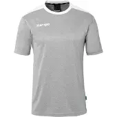 Kempa Trainings-T-Shirt Emotion 27 Unisex 2005123_01 dark grau melange/weiß S