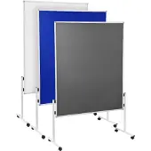 Legamaster Moderationswand ECONOMY, Filz, grau