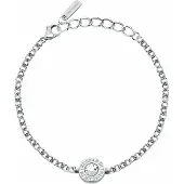 Trussardi - Stylish T-Logo Crystal Gold Plated Bracelet TJAXC116