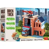 Trefl Brick Trick - Fire-station, Bausteine, 6 Jahr(e), Keramik, 190 Stück(e), 1,88 kg