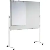 MAUL Moderationstafel Pro, B 1200 x H 1500 mm, Whiteboard/Whiteboard