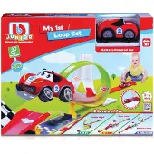 BB Junior - Loop Set inkl. 1 Softcar (160x26x24cm) Spielzeugauto Kinderauto