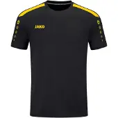 Jako Kinder Trikot Power KA, Farbe:schwarz/citro, Größe:140