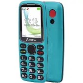 Olympia Komfort-Mobiltelefon mit Großtasten und großem Farb-LC-Display türkis Star