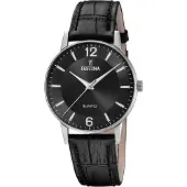 Festina Herrenuhr Klassik Armbanduhr Leder schwarz UF20690/4