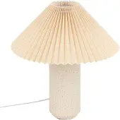 Atmosphera createur d'interieur - Tischlampe talya porzellan beige h38cm