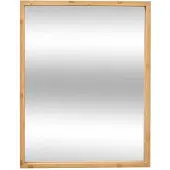 5five Simply Smart 5five Spiegel/Wandspiegel - 34 x 44 cm - mdf/Bambus/Glas - naturliche Ornamentleiste