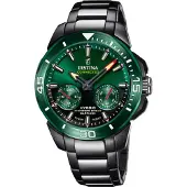 Festina F20646/1 HYBRID Connected Herrenuhr Edelstahl Datum schwarz