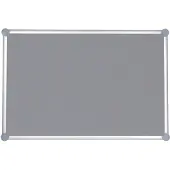 MAUL Pinnwandtafel 2000, Textil, grau, 900 x 1800 mm