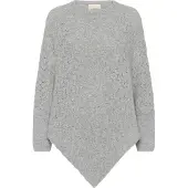 Cream Strickponcho "Poncho CRHoliday"