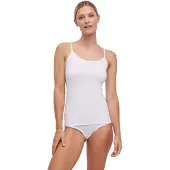 Falke Damen Top Daily Climate Control, L, Weiß, Uni, Baumwolle