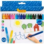 Jovi Fasermaler Maxi Packung mit 24 Stück sortiert | Gr.: onesize