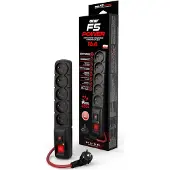 Acar F5 POWER Black 5 AC outlet(s)