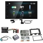 Kenwood DMX-125DAB Bluetooth MP3 Einbauset für Mercedes Sprinter W906 Crafter