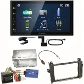 Kenwood DMX129DAB DAB+ Bluetooth USB Einbauset für Mercedes Vito W447