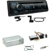 Kenwood KDC-BT560DAB Bluetooth Digitalradio Einbauset für Mercedes W210 ab 08/99