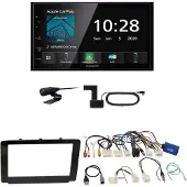 Kenwood DMX-5020DABS CarPlay Android Auto Einbauset für Toyota Hilux 2016-2019