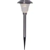 Star Trading 481-97 LED-Solar-Wegeleuchte "Barcelona", Edelstahl/Glas