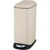 Wenko Treteimer Mod. Design 20 L, Creme, mit herausnehmbarem Einsatz