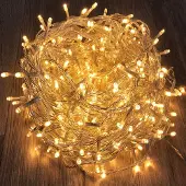 Mojawo 300er LED-Lichterkette warmweiß
