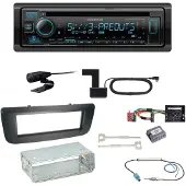 Kenwood KDC-BT950DAB Bluetooth Digitalradio Einbauset für Skoda Fabia 2 Roomster