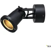 SLV 1002867 NAUTILUS WL QPAR51 Outdoor Wandaufbauleuchte schwarz