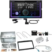 JVC KW-DB95BT Bluetooth Digitalradio Einbauset für Citroen C2 C3 Berlingo Jumpy
