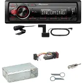 Pioneer MVH-330DAB Bluetooth Digitalradio Einbauset für Mercedes E-Klasse W124