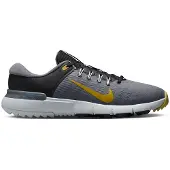 Nike Free Golf Next Nature Black Cool Grey Pure Platinum Infinite Gold - EU 45.5