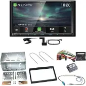 Kenwood DNX-7190DABS Android Auto Einbauset für Peugeot 207 307 Partner Expert