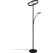 TRIO - Stehlampe WILLIS - Schwarz - 40x40x180 cm