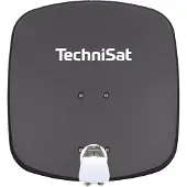 Technisat DIGIDISH 45 | Sat-Schüssel mit Twin-LNB & Wandhalterung, 2 TN