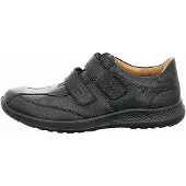 Jomos Herren Halbschuhe 322206 26 000 echt Leder schwarz 47 EU