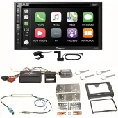 Pioneer AVH-Z5200DAB Android Auto Carplay Bluetooth Einbauset für Audi TT 8J