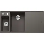 BLANCO Spüle Axia III 6 S 1000 x 510 mm vulkangrau ohne Multifunktionsschale 527227 1 Spülbecken Mit Tropffläche Becken
