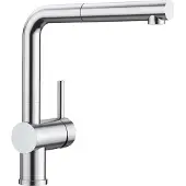 BLANCO Küchenarmatur LINUS-S DVGW edelstahl gebürstet 526242
