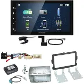 Kenwood DMX129DAB DAB+ Bluetooth USB Einbauset für Renault Trafic 3