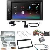 Pioneer DMH-A240DAB DAB+ Bluetooth Einbauset für Citroen C2 C3 Berlingo Jumpy