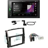 Pioneer DMH-A3300DAB USB Digitalradio Einbauset für Mitsubishi Pajero ab 2015