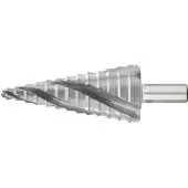 Exact Stufenbohrer HSS 4-fach Spiralnute 4-12mm