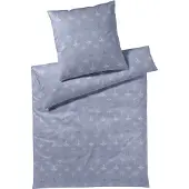 JOOP! Mako-Satin Kissenbezug einzeln Cornflower Charm Farbe Ocean Größe 80x80 AL