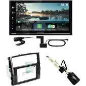Kenwood DMX7722DABS Android Auto CarPlay Einbauset für Mitsubishi Pajero ab 2015
