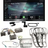 Kenwood DNX-5190DABS Navi Carplay Digitalradio USB Einbauset für Opel Astra J