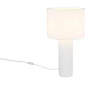 TRIO Leuchten Tischlampe Blair, weiß / opal, für Wohn- / Esszimmer, Keramik, Modern, Tischlampe