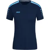 Jako Damen Trikot Power KA, Farbe:marine/skyblue, Größe:44
