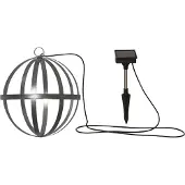 Star Trading Solar-Leuchte Astri Outdoor hängend/liegend Metall Ø 25cm