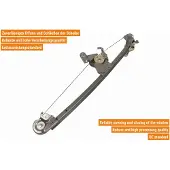 VAICO V30-0884 Elektrischer Fensterheber Hinten Links passend für MERCEDES-BENZ E-Klasse Limousine (W210)