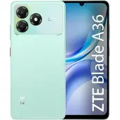 ZTE A36, 17,1 cm (6.75"), 4 GB, 64 GB, 8 MP, Android 15, Grün