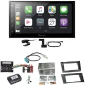 Pioneer SPH-DA250DAB Bluetooth Digitalradio Einbauset für Mercedes W211 CLS W219